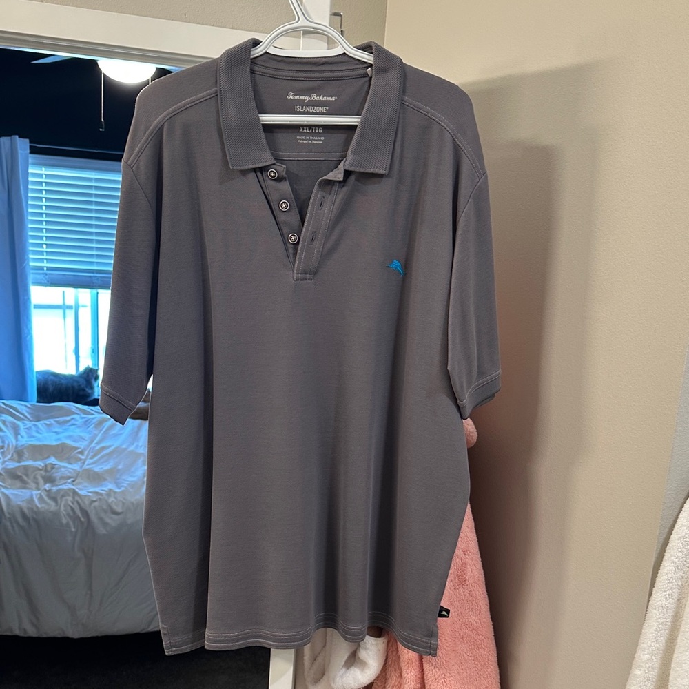 Tommy Bahama Charcoal Polo Shirt